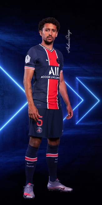 wallpaper 4k Marquinhos