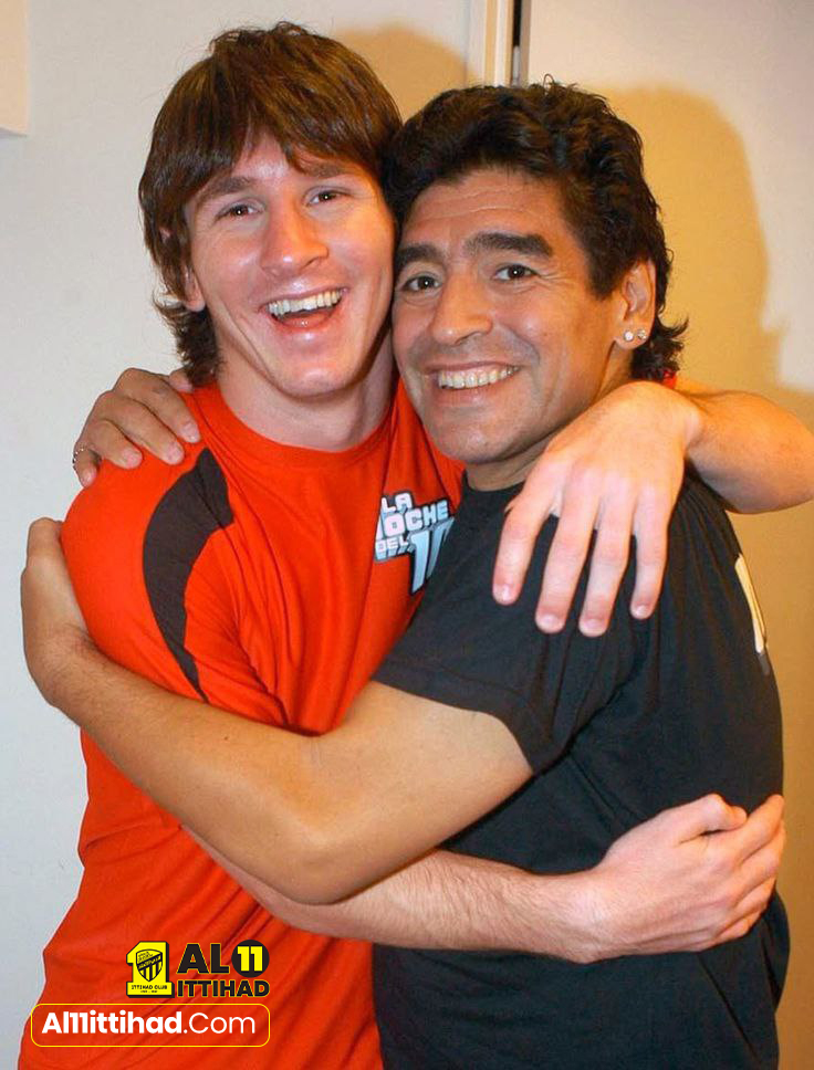 MARADONA AND MESSI