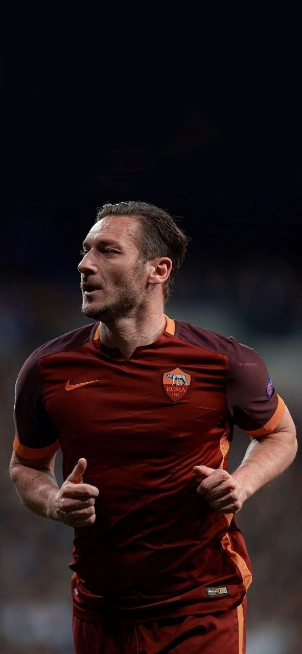 wallpaper 4k francesco totti