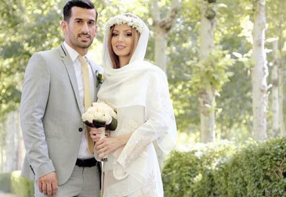 عکس احسان حاج صفی و همسرش