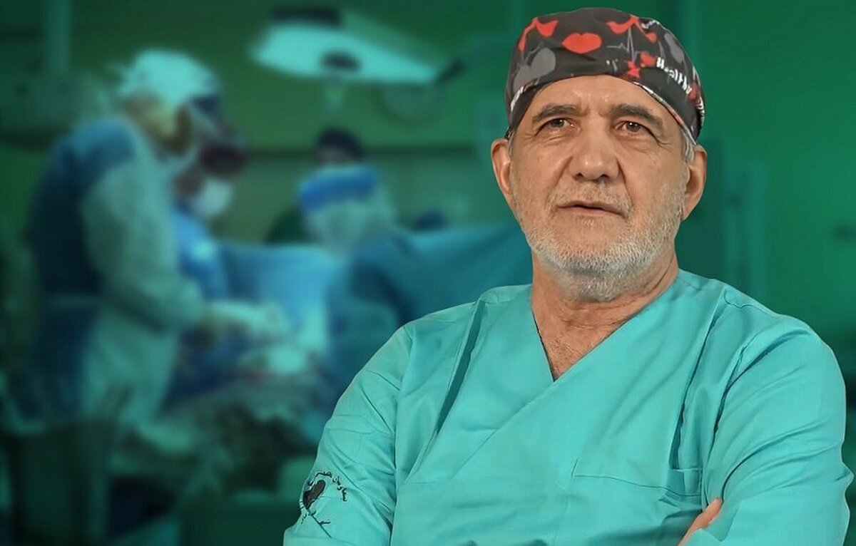 عکس مسعود پزشکیان در اتاق عمل