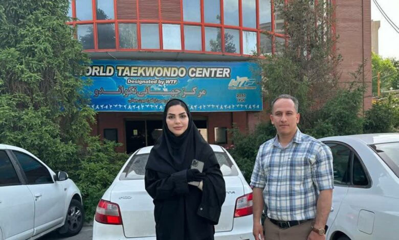 عکس مرضیه نصراللهی پاراتکواندو