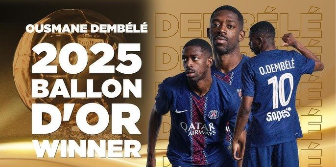 Ousmane Dembele wins the 2025 Ballon d'Or 