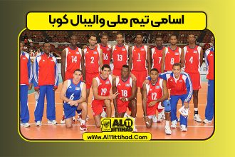 اسامی تیم ملی والیبال کوبا