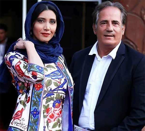 عکس نیکی مظفری و پدرش