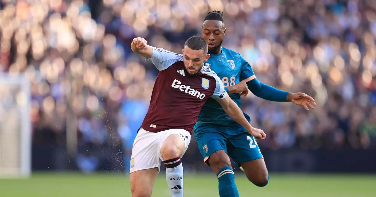 گل‌های بازی استون ویلا و بورنموث