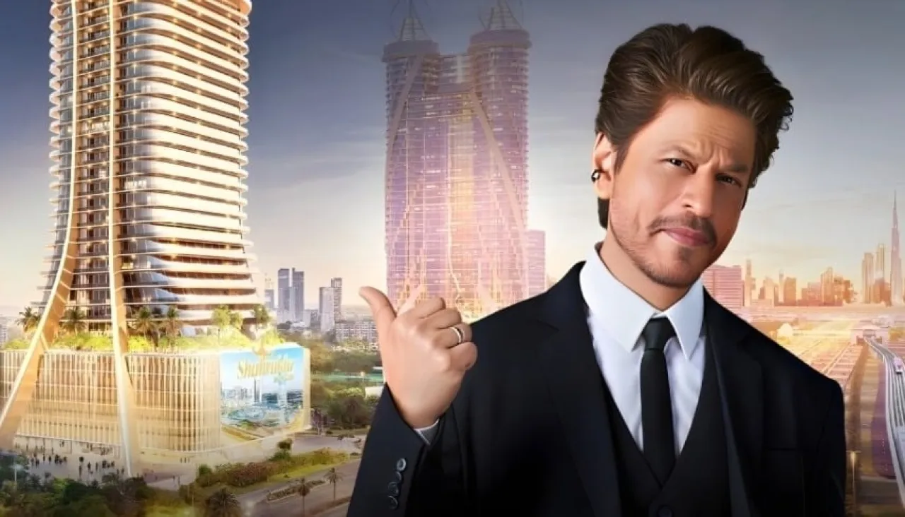 عکس برج شاهرخ خان در دبی عکس برج شاهرخ خان در دبی