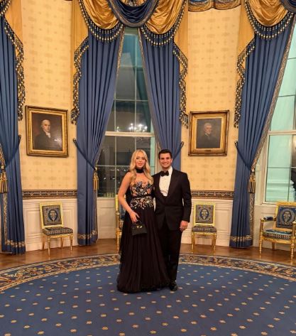 استایل تیفانی ترامپ در ضیافت رسمی