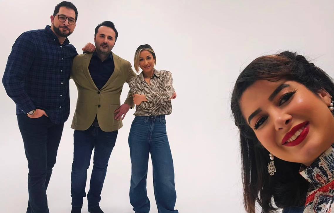 عکس آرزو علی زلفی و همکاران منوتو عکس آرزو علی زلفی و همکاران منوتو