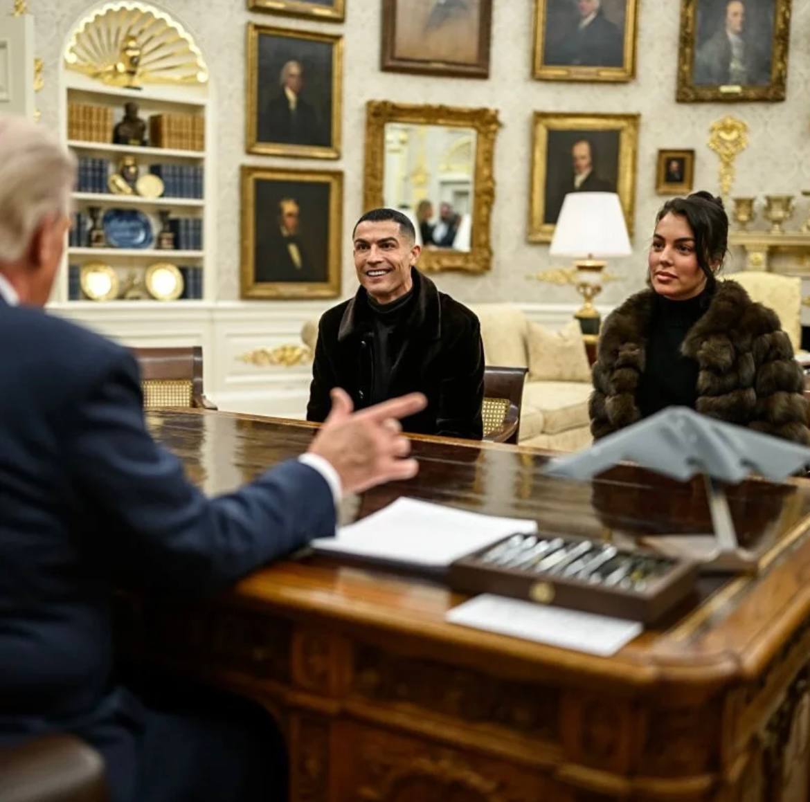 دیدار کریستیانو رونالدو و ترامپ