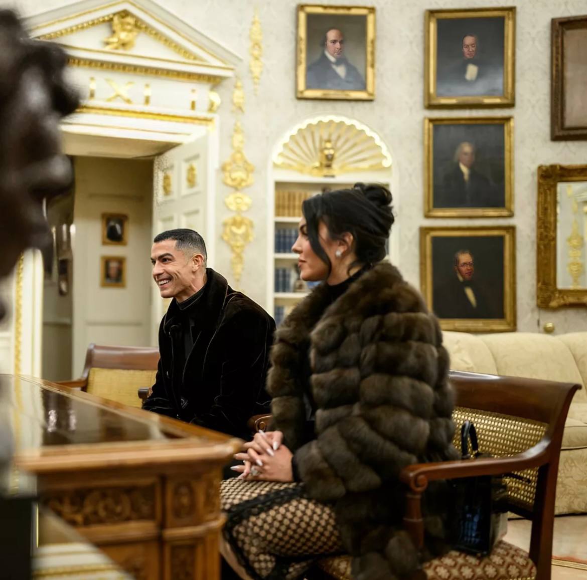 عکس جنجالی رونالدو و ترامپ