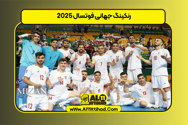 رنکینگ جهانی فوتسال ۲۰۲۵