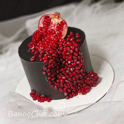 کیک یلدا با انار کیک یلدا با انار